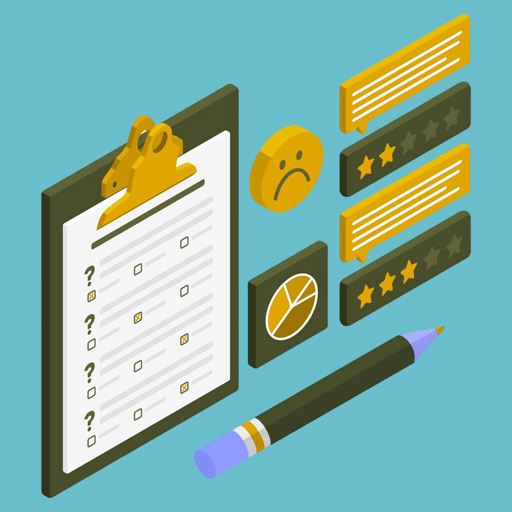 Formulaire d'evaluation permettant d'améliorer ses points négatifs